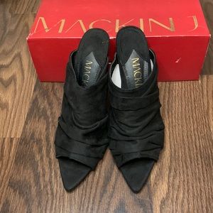 Black Mackin J Fashion Heels Size 7